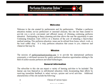 Tablet Screenshot of perfusioneducationonline.com